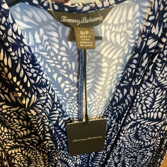 Tommy Bahama Blue and White Maxi Dress - Picture 4 of 4